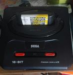 Sega Magadrive 2-console + cartridge voor 6 games., Games en Spelcomputers, Spelcomputers | Sega, Ophalen of Verzenden, Gebruikt