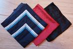 Lot de 3 pochettes en soie, Kleding | Heren, Ophalen of Verzenden, Gedragen, Overige kleuren, Effen