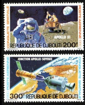 Républ.. de DJIBOUTI :1980: Y.PA138-39: Conquètes spatiales. beschikbaar voor biedingen