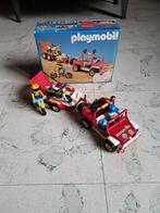 Vintage Playmobil 3134 terreinwagen met crossmotoren, Complete set, Gebruikt, Ophalen