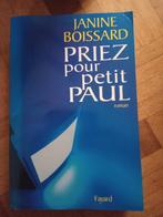 Livre Janine Boissard priez pour petit Paul, Ophalen of Verzenden