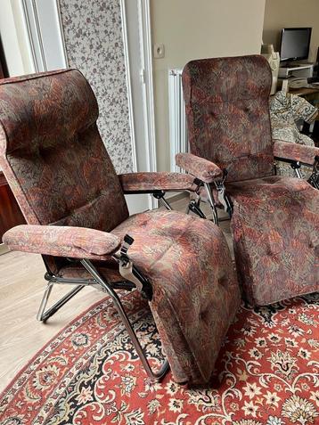 2 stoffen Lafuma relax zetels beschikbaar voor biedingen
