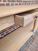 Eiken sidetable/wandconsole, Ophalen of Verzenden, Zo goed als nieuw
