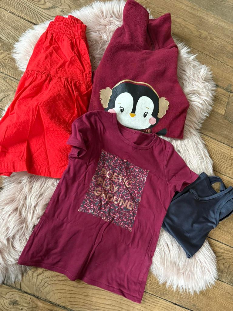 Lot vêtments fille 9 ans, Enlèvement ou Envoi, Utilisé