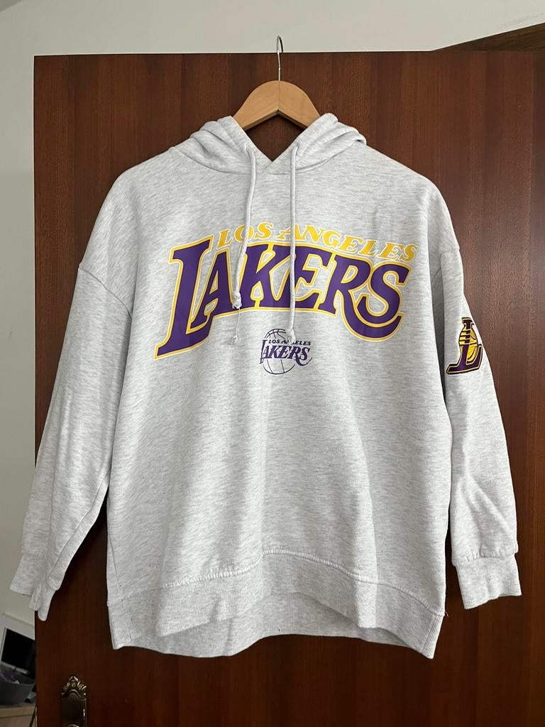 Lakers trui, Kleding | Heren, Verzenden, Zo goed als nieuw, Maat 46 (S) of kleiner, Grijs
