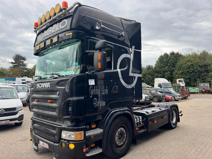 Scania R500 V8 *BELGIAN TRUCK-TOPLINE-EURO3* (bj 2005), Auto's, Vrachtwagens, Bedrijf, Te koop, Scania, Diesel, Euro 3, Automaat