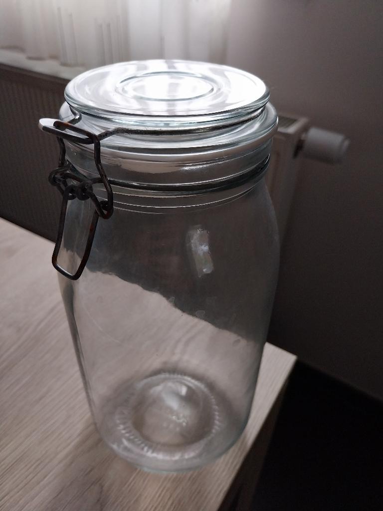 Voorraadpot 2000ml, Ophalen, Gebruikt, Glas, Pot, Bus of Blik