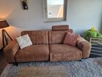 Cognackleurige 3- zitsbank, Huis en Inrichting, Ophalen, Gebruikt, Driepersoons, 75 tot 100 cm