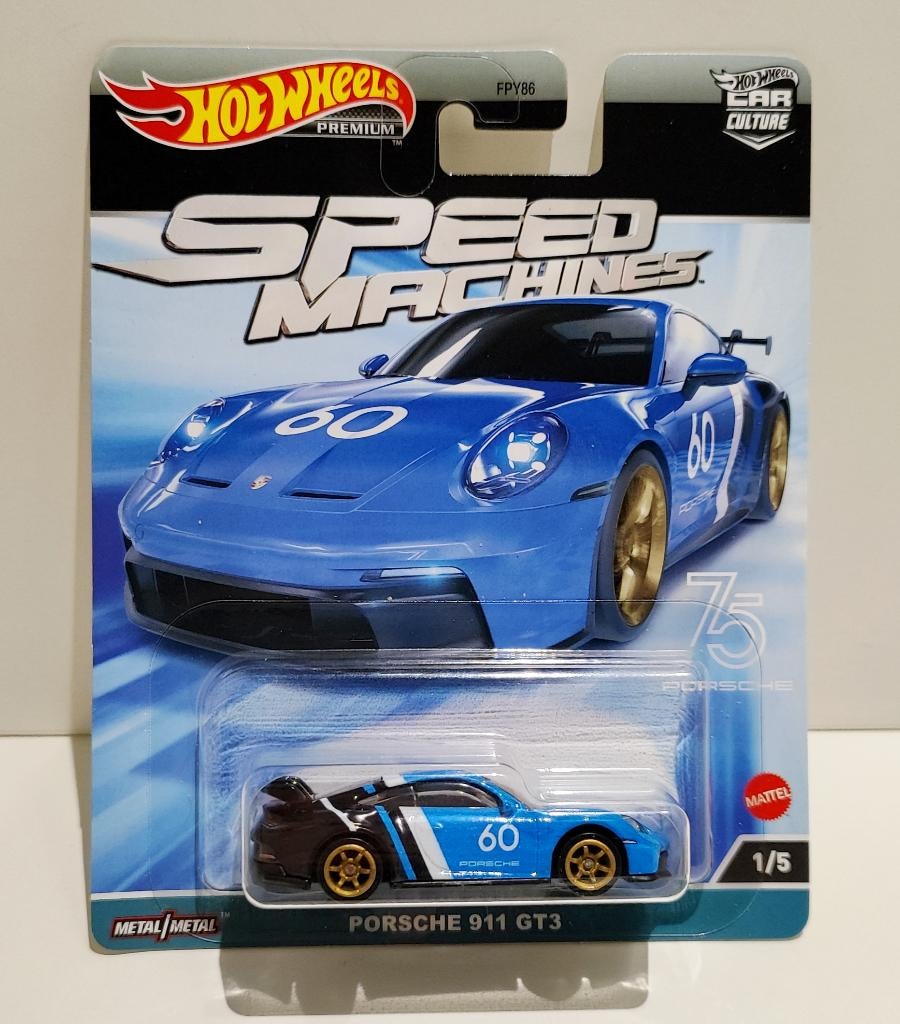 Hot Wheels Porsche 911 992 GT3 Speed Machines (2021), Ophalen of Verzenden