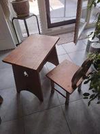 Ensemble en tek authentique pour enfants, Enfants & Bébés, Chambre d'enfant | Tables & Chaises, Enlèvement, Comme neuf, Table(s) et Chaise(s)