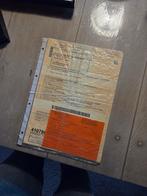 Te koop een belgisch kenteken voor harley. Zie foto's, Ophalen, Gebruikt