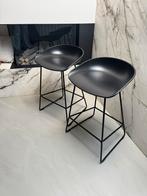 Set HAY barkrukken AAS38 H65/76, Ophalen, Kunststof, Met voetsteun, 60 tot 90 cm