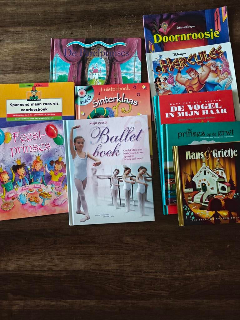 Boekenpakket voor meisjes van 4 tot 7 jaar, Ophalen, Gelezen, Europa