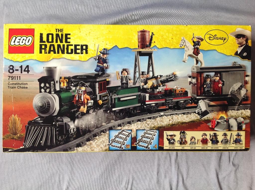 LEGO - THE LONE RANGER - 79111 - CONSTITUTION TRAIN CHASE, Neuf, Lego, Ensemble complet, Pièces supplémentaires incluses