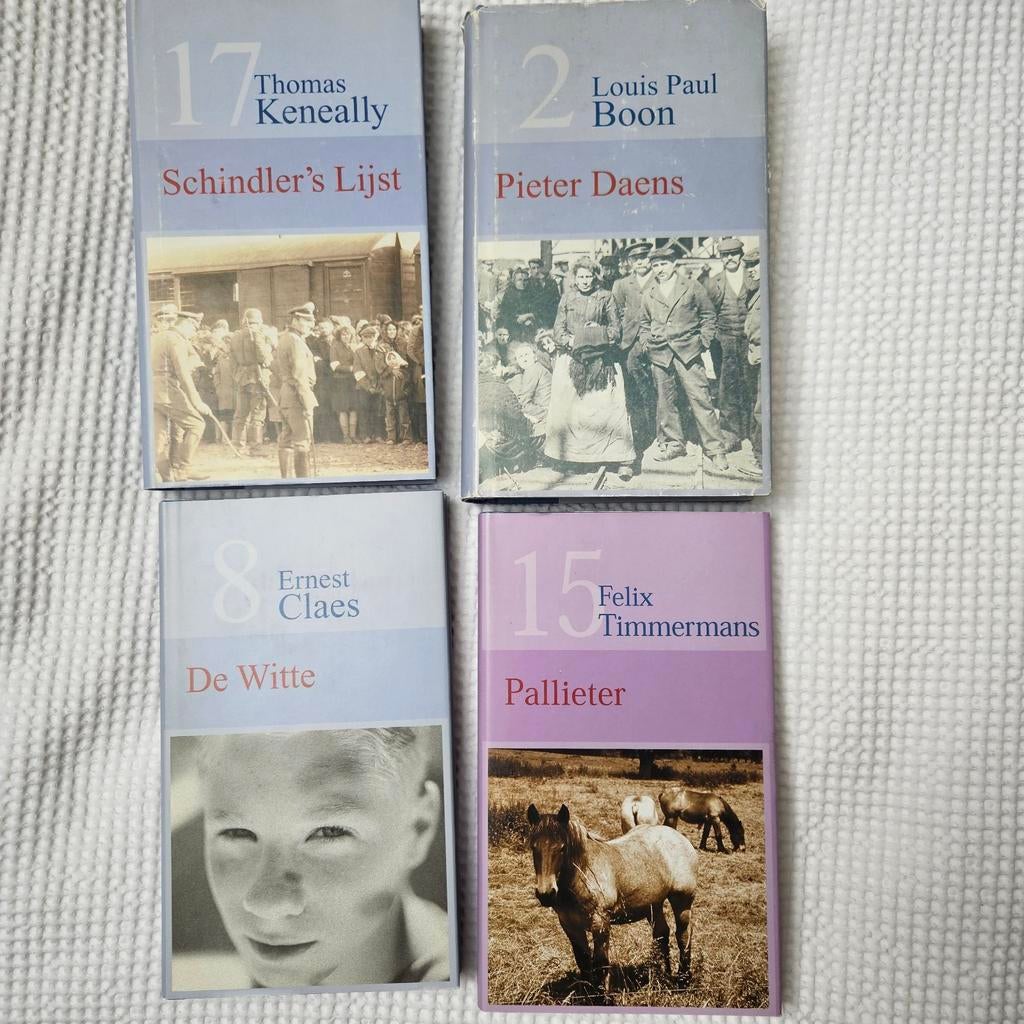 4 klassiekers (De Witte, Pallieter, Daens, Schindlers lijst), Enlèvement ou Envoi, Neuf, Ernest Claes, Belgique