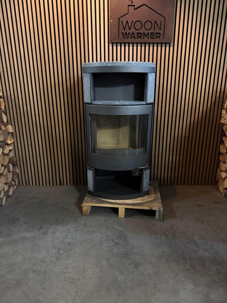 26038 Poêle en stéatite bk 8kw, Maison & Meubles, Poêles, Utilisé, Autoportant, Poêle à bois, Bois, Enlèvement