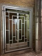 a vendre ancienne porte en inox etat neuf, Bricolage & Construction, Enlèvement ou Envoi, Comme neuf