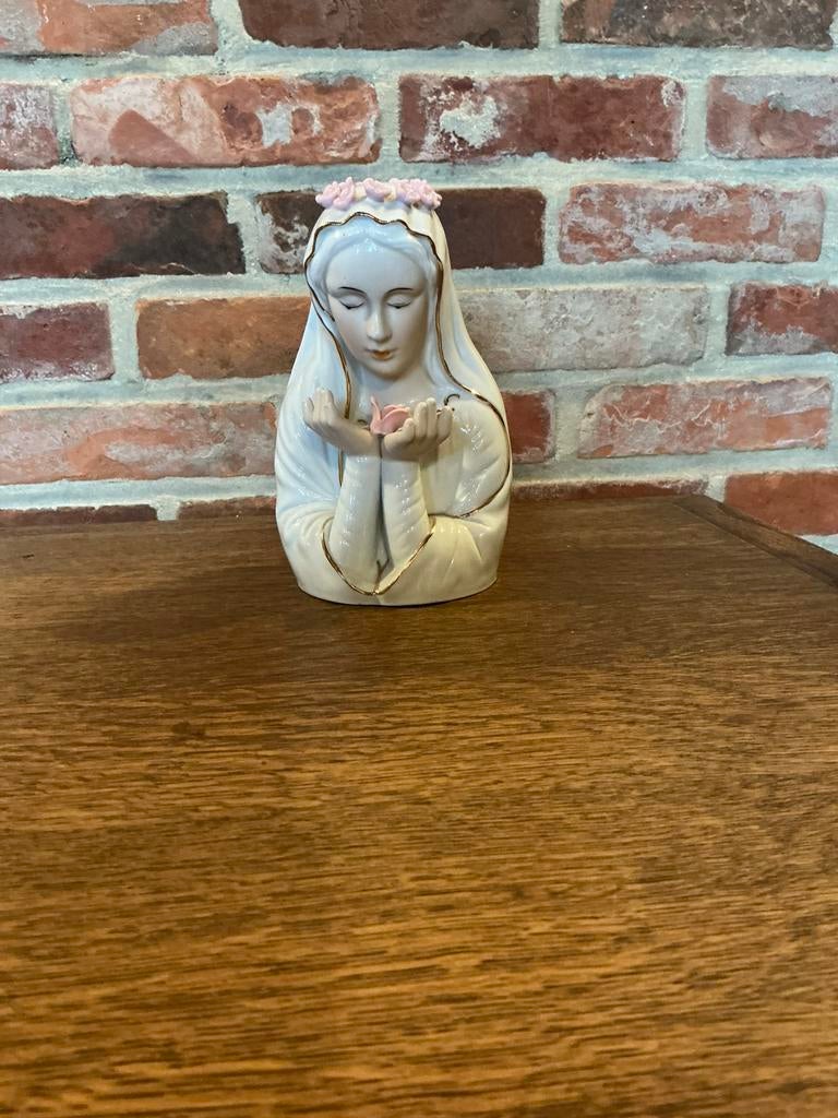 Antiek beeld Maria perfecte staat, Verzamelen, Religie, Ophalen, Zo goed als nieuw