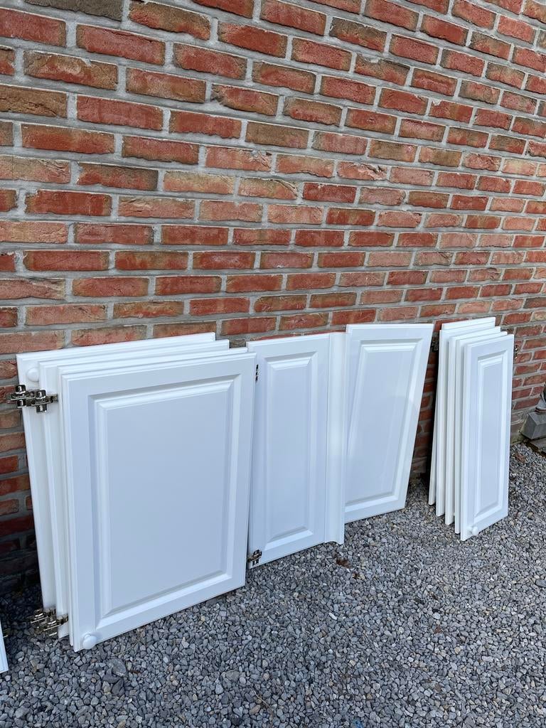 Porte placard cuisine GAMMA laqué blanc, Maison & Meubles, Enlèvement, Comme neuf, Blanc