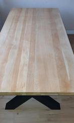 Table à manger en chêne massif 100 x 220, Maison & Meubles, Enlèvement