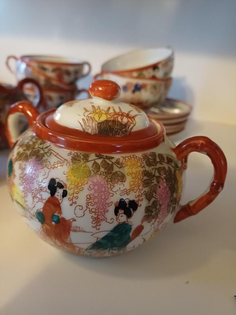 Japans theeservies, Ophalen