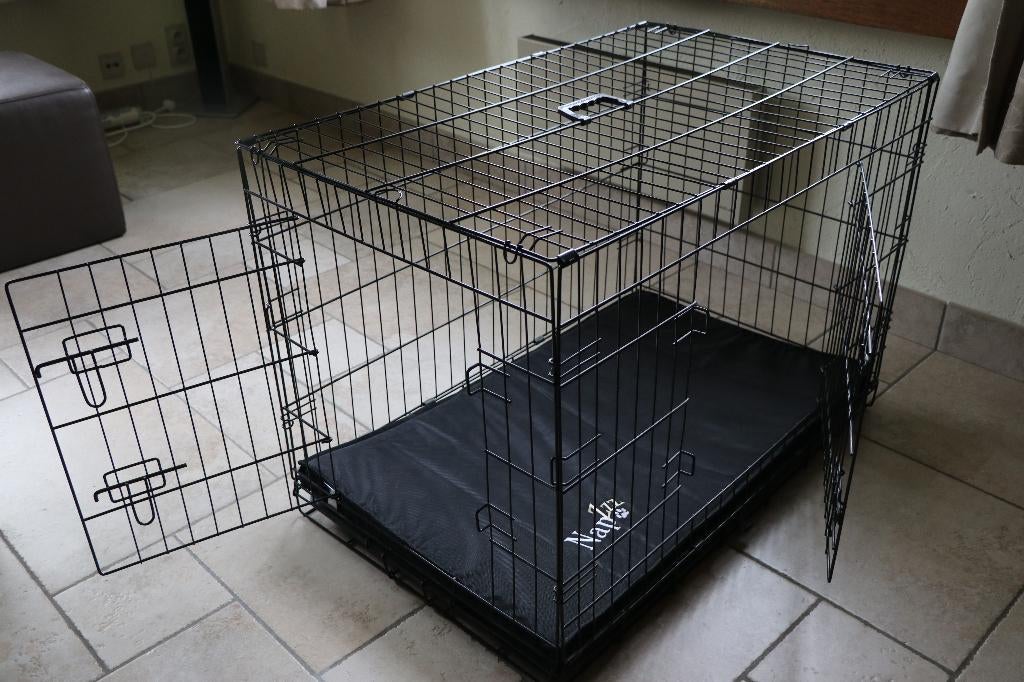 hondenbench voor middelgrote hond (type border collie), Ophalen, Zo goed als nieuw