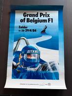 affiche 1984 F1 Zolder GITANES, Enlèvement ou Envoi, ForTwo
