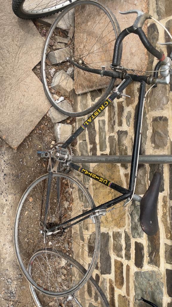 Velo de course ancien, Enlèvement