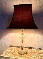 Set van 2 vintage tafellampen, Huis en Inrichting, Lampen | Tafellampen, Ophalen of Verzenden, Gebruikt, Glas, Minder dan 50 cm