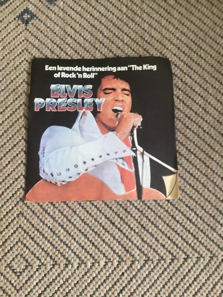 Promotie single Elvis Presley, Ophalen of Verzenden, Zo goed als nieuw