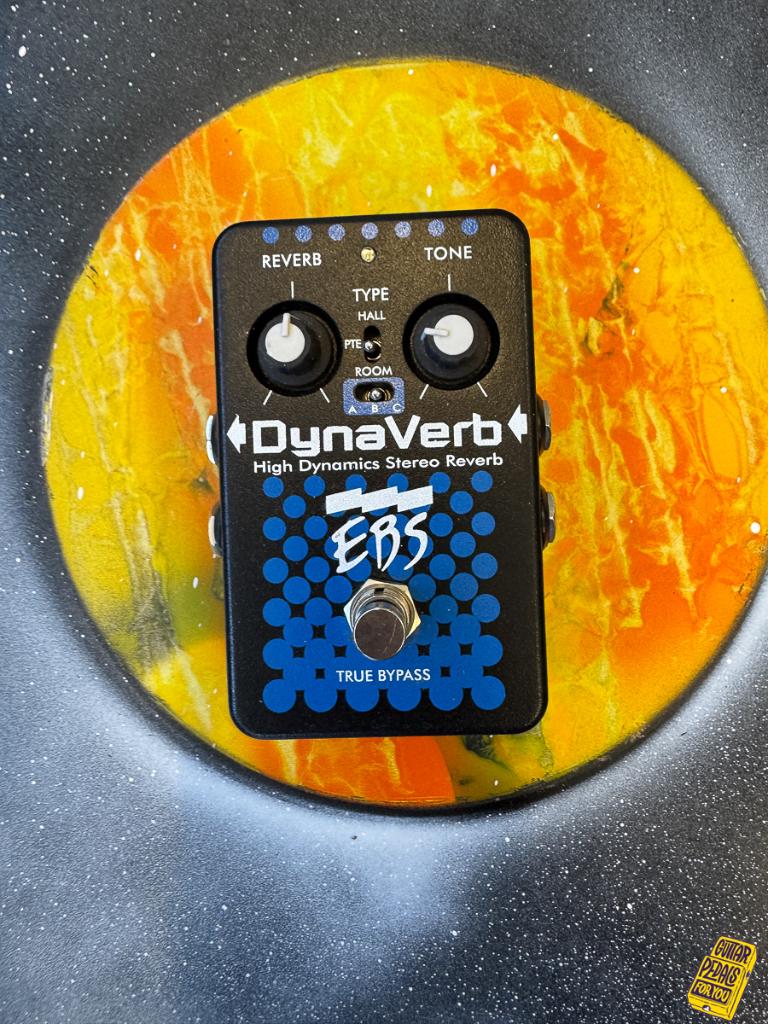 EBS DynaVerb High Dynamics Stereo Reverb Pedal, Muziek en Instrumenten, Effecten, Gebruikt, Reverb, Ophalen of Verzenden