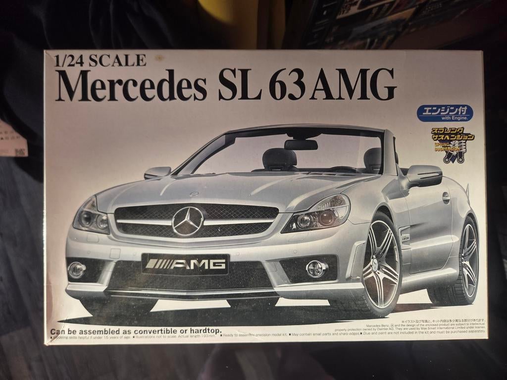 Mercedes SL 63 AMG (Aoshima), Overige merken, Auto, Groter dan 1:32, Nieuw