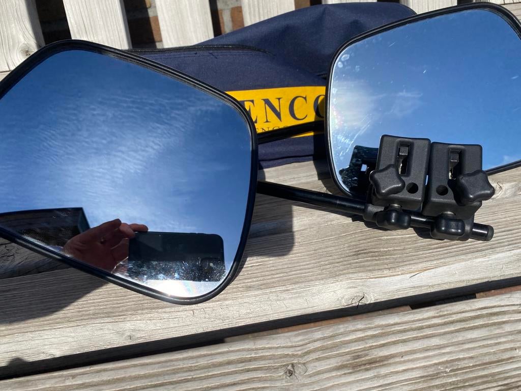 Milenco spiegels xl, Caravanes & Camping, Caravanes Accessoires, Enlèvement, Comme neuf