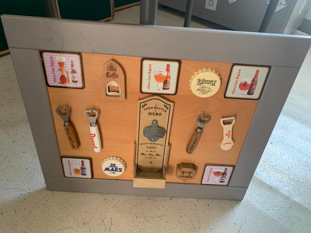 Panneau décoratif « BIÈRES » (71/53 cm), Maison & Meubles, Enlèvement