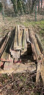 Divers bois, planches etc, Jardin & Terrasse, Poteaux, Poutres & Planches, Bois dur, Enlèvement, Utilisé, 250 cm ou plus