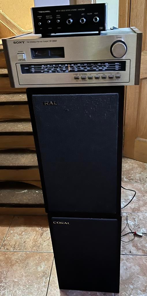 Leuke , goede vintage set, Audio, Tv en Foto, Stereoketens, Ophalen, Zo goed als nieuw, Speakers, Sony