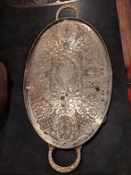 Vintage dienblad,  Viners of Sheffield, Ophalen of Verzenden, Gebruikt, Ovaal, Overige materialen