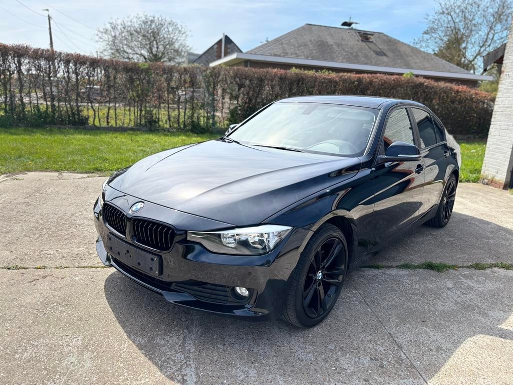 BMW 318D - Automatique - 158.457 Km - Carnet - Avec Ct, Euro 5, Achat, Entretenue par le concessionnaire, Noir