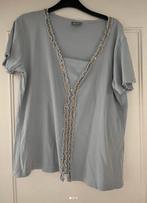 T shirt blue bonheur maat 46/48, Kleding | Dames, T-shirts, Ophalen of Verzenden, Zo goed als nieuw, Maat 46/48 (XL) of groter