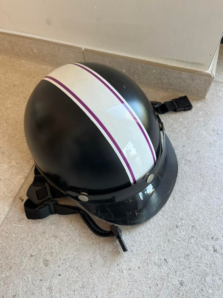 Demi-casque vintage, Motos, Enlèvement ou Envoi, Seconde main