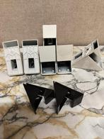 6 stuks metalen wandbeugels ( witte,), Ophalen, Gebruikt