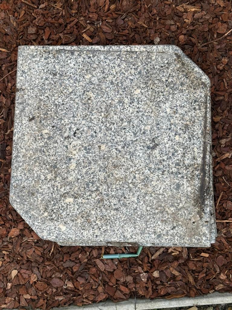 Parasolvoettegels €6/stuk, Tuin en Terras, Parasols, Ophalen, Zo goed als nieuw, Parasolvoet