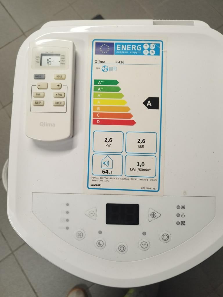 Airco Qlima p426, Ophalen, Timer