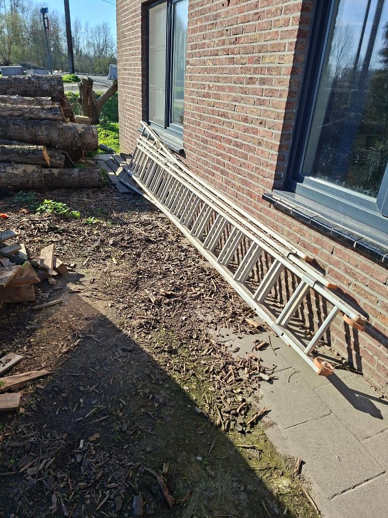 Lader, Doe-het-zelf en Bouw, Ladders en Trappen, Ophalen, Zo goed als nieuw, Ladder, 4 meter of meer