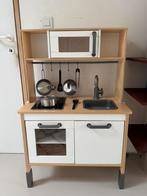 Speelgoedkeukentje + toebehoren, Ophalen, Gebruikt, Hout, Speelkeuken