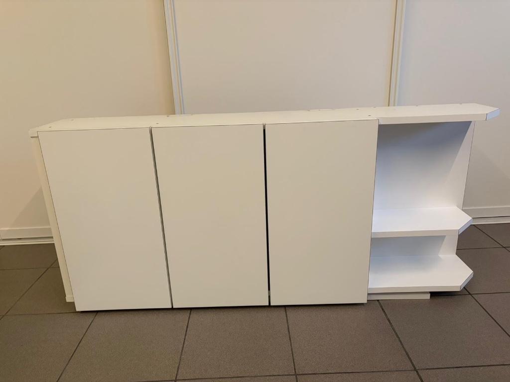 Badkamermeubel in melamine., Huis en Inrichting, Badkamer | Badkamermeubels, Ophalen, 100 tot 150 cm, Overige typen, Zo goed als nieuw