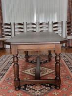 Tafel met stoelen, Klassiek, Comme neuf, Enlèvement, 50 à 100 cm