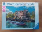 puzzel 1000 st - Ravensburger - Grachtenvaart in Amsterdam, Ophalen of Verzenden, 500 t/m 1500 stukjes, Zo goed als nieuw, Legpuzzel