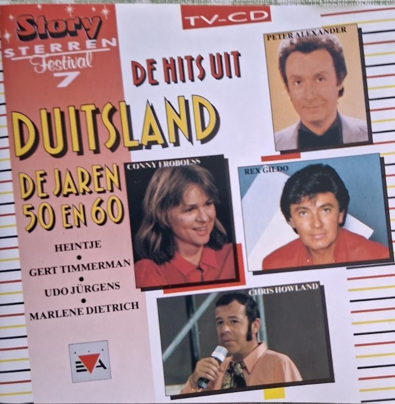 cd DE HITS UIT DUITSLAND DE JAREN 50 EN 60, Cd's en Dvd's, Ophalen of Verzenden, Zo goed als nieuw