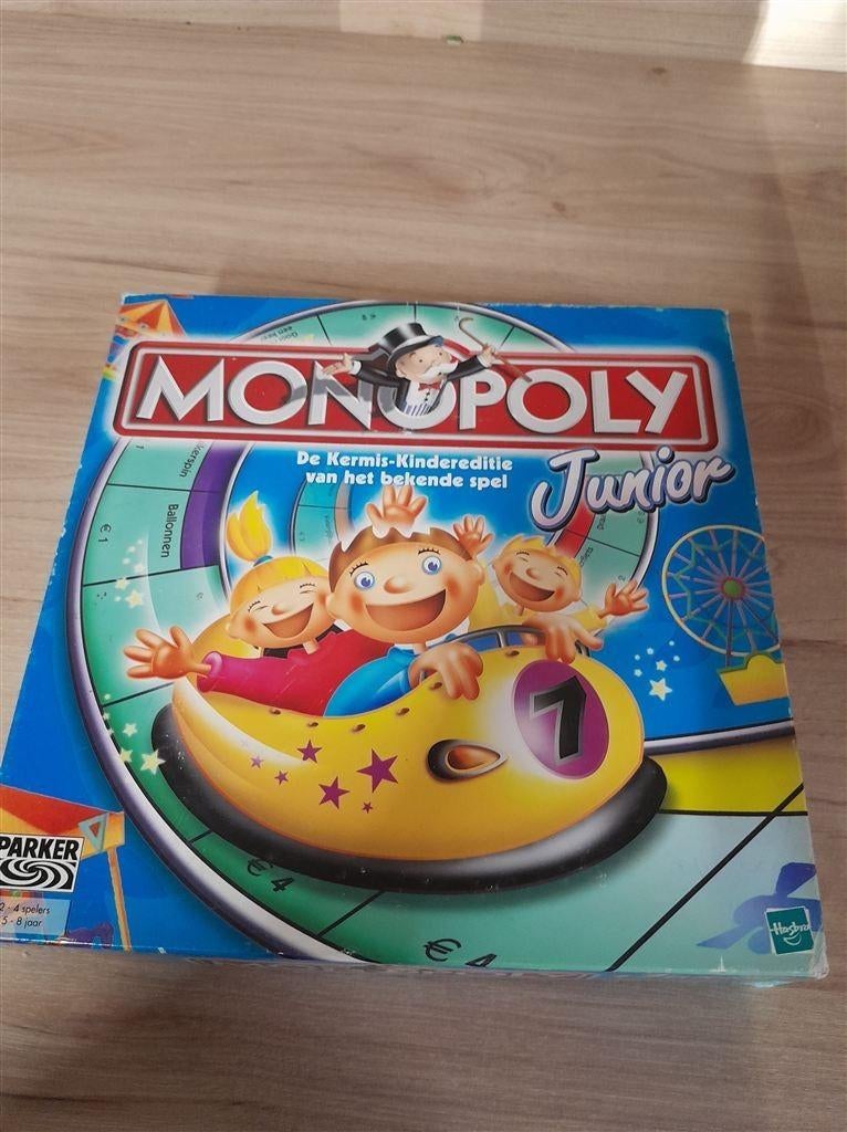 monopoly junior kermis - s4994, Verzenden, Zo goed als nieuw